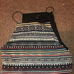 Tribal crop top